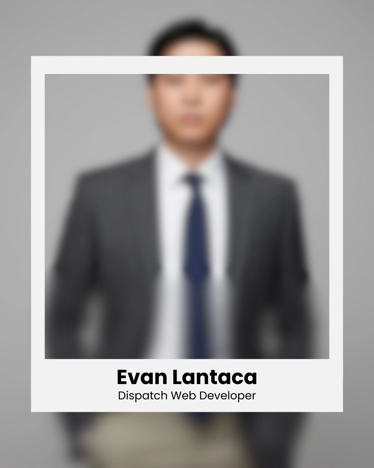 Portrait of Evan Lantaca, Dispatch Web Developer at Sayed Transport, Canadian trucking company