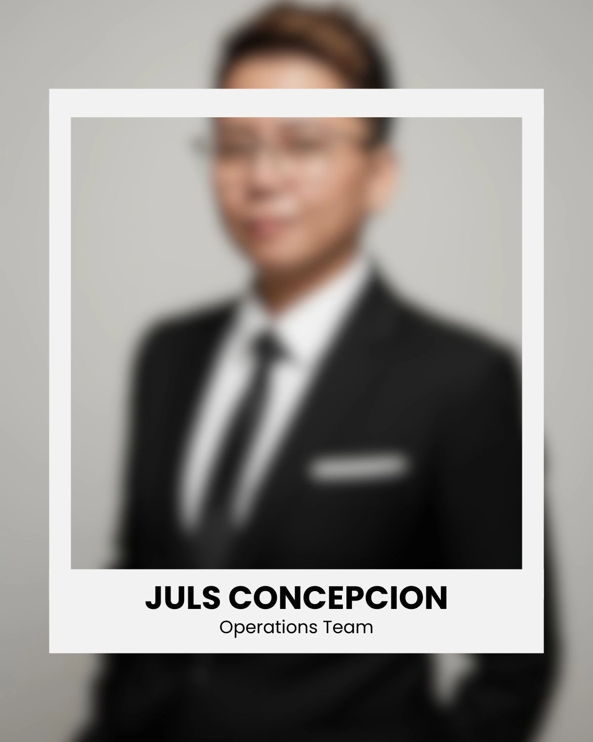 Portrait of Juls Concepcion, Operations Team member at Sayed Transport, Canadian trucking company