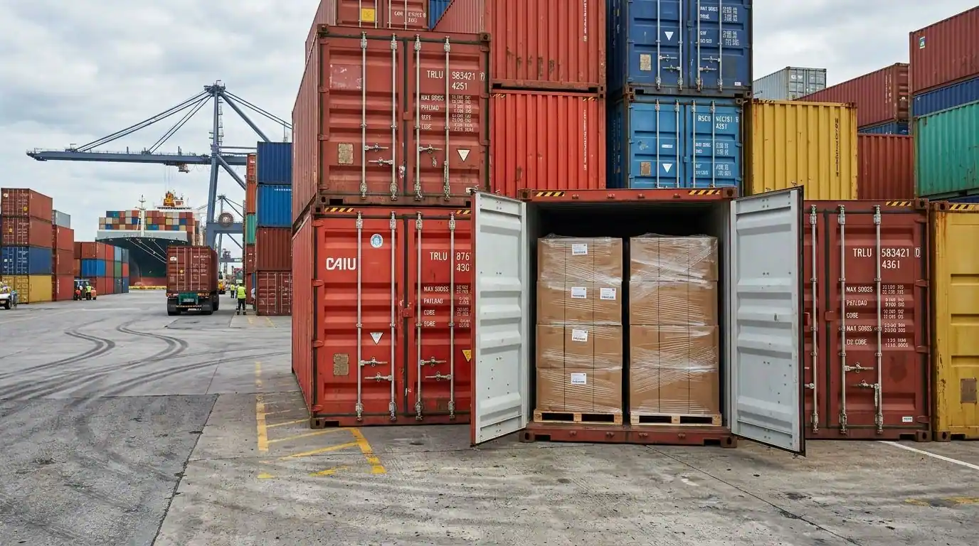 Container pickup