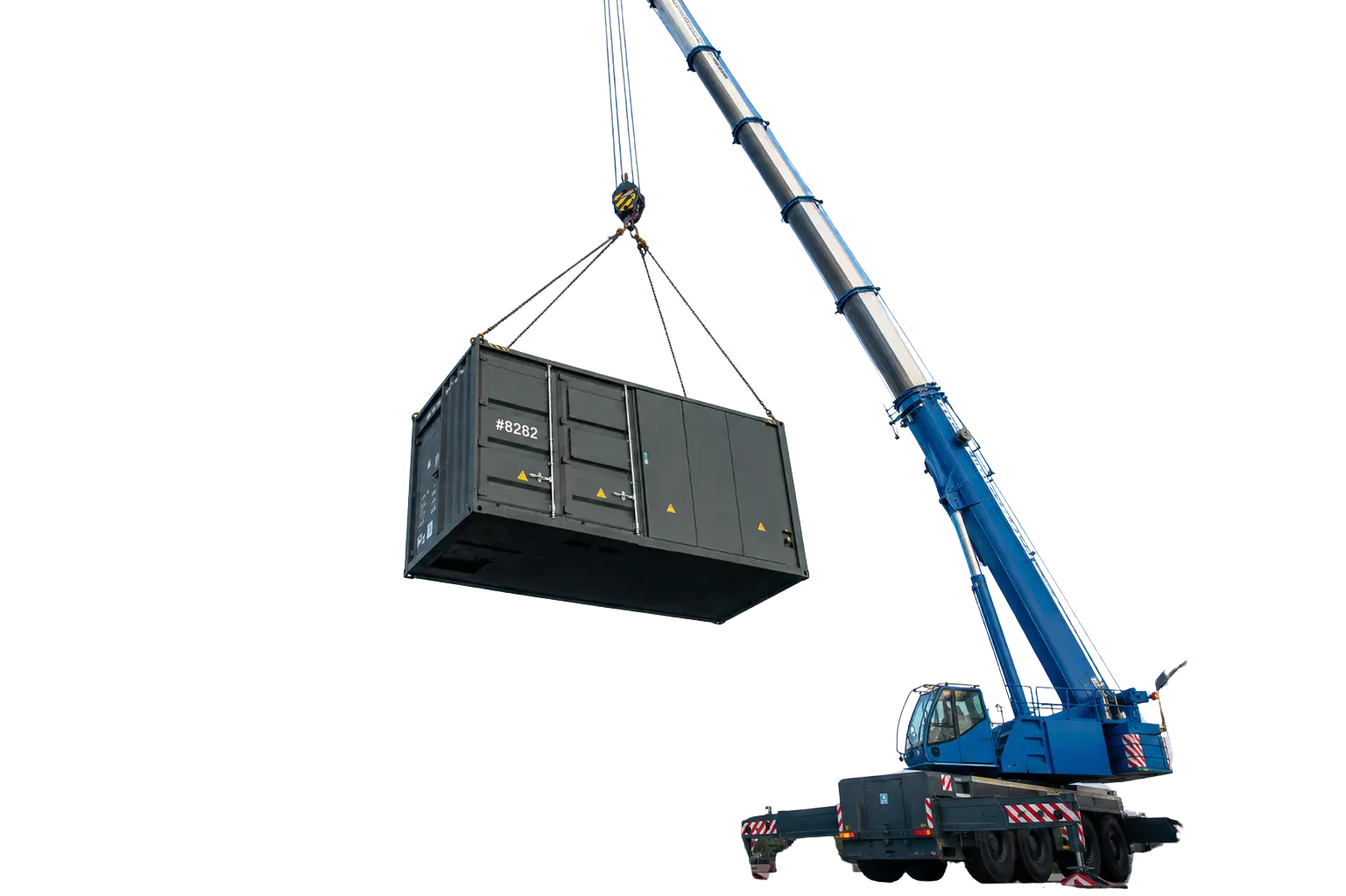 Sayed Transport transloading warehouse facility with forklifts and pallets
